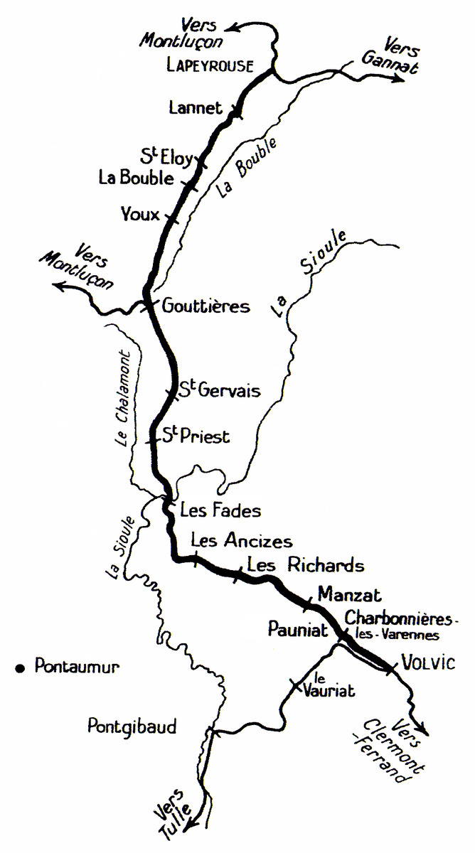 Point numéro 5 : Clermont-Ferrand > Montluçon
