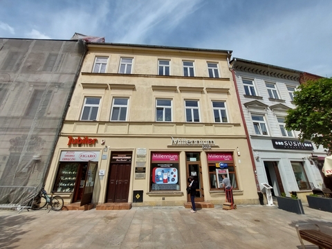The former wine storage of Symcha Mandelbaum - 13 Krakowskie Przedmieście Street