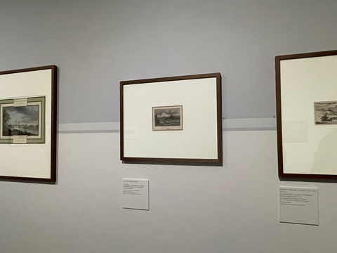 Зал 2. Неизвестный гравёр. Колония моравских братьев Лихтенфельс в Гренландии. Из серии «Вселенная Мейера»