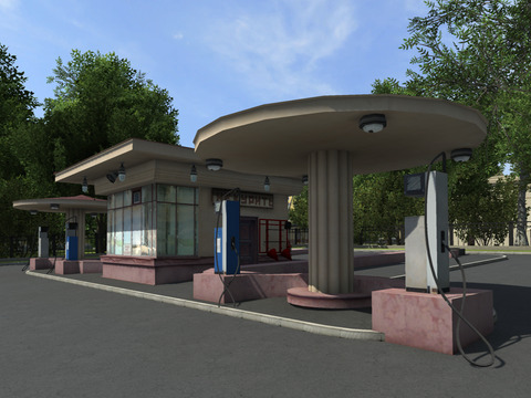 Комплекс автозаправочной станции. Волхонка, 16