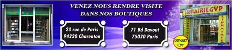 Librairie ésotérique GVP Charenton Paris