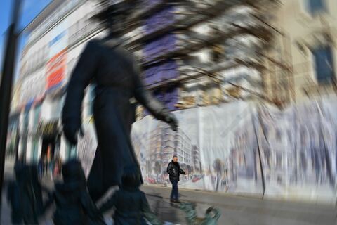 Скульптурная композиция «Дядя Степа»