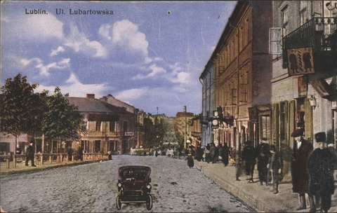 Lublin. Entlang der Lubartowska Straße. Jüdische Geschichte Tour
