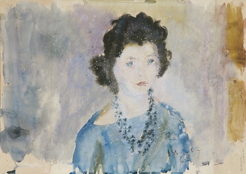 Портрет Ираиды Леонтьевой. 1962 год. Из собрания Сергея Александрова