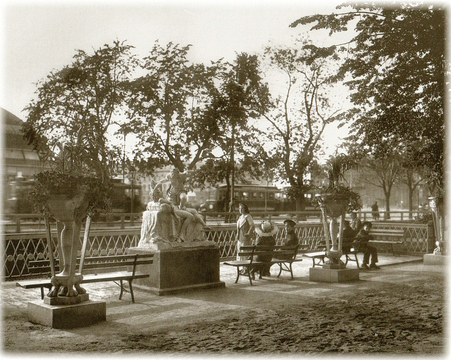 Каменная терраса у Лебяжьей канавки. Недоброво.