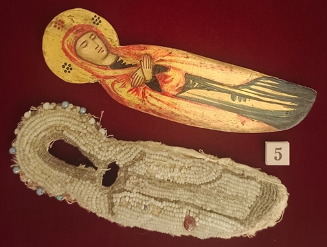 Икона на спиле оливы – Благовещение Пресвятой Богородицы, Икона Рождество Христово, Напрестольный Крест-распятие, Кувуклия Гроба Господня, Гефсиманская плащаница – Успение Пресвятой Богородицы