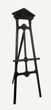 Мольберт черный резной