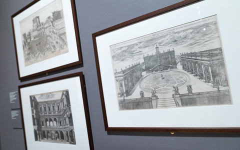 Этьенн Дюперак по проекту Микеланджело Буонарроти. Перспектива Капитолия. 1569