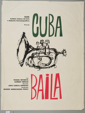 Эдуардо Муньос Бачс. Афиша фильма Хулио Гарсии Эспиносы «Куба танцует» (Куба, 1959). 1960