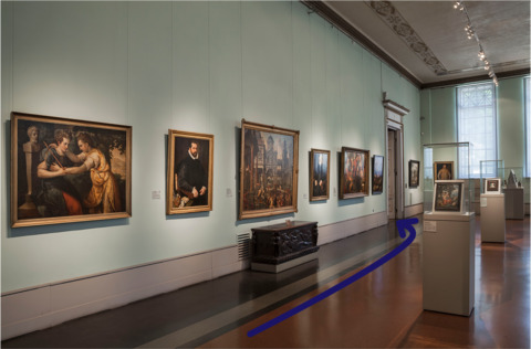 Go straight ahead into Room No. 9