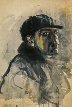 Четыре автопортрета Зверева. С середины 1950-х до 1986 года. Собрание Сергея Александрова