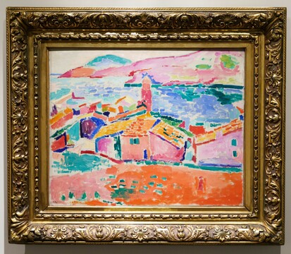 Анри Матисс. Вид Коллиура. 1905