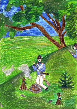 И вот нашли большое поле…