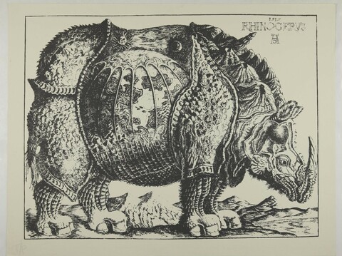 Дмитрий Плавинский.  Носорог. 1995