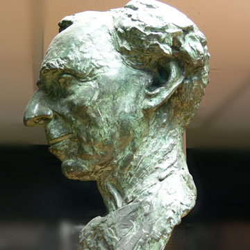 Bertrand Russell, 1953, by Sir Jacob Epstein