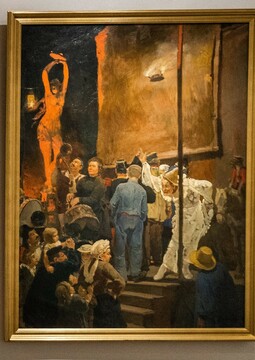 Виктор Васнецов. Балаганы в окрестностях Парижа 1876