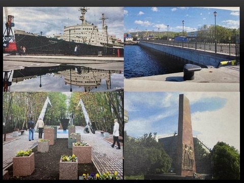 Набережная и сквер у морского вокзала