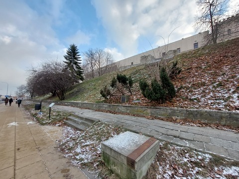 The site where the Maharshal Synagogue once stood