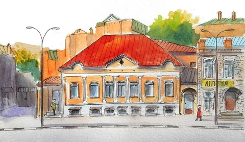 Гончарова, 35. Дом бывшей усадьбы симбирского купца Е.Г. Неугасова