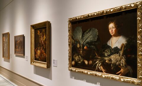 Бернардо Строцци.  Женщина с овощами