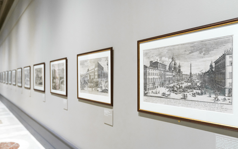 Гомар Вутерс. Пьяцца Навона, построенная на руинах древнего стадиона императора Александра Севера, с видом на прекрасные здания и фонтаны, украшенная светлой памяти папой Иннокентием X. 1693