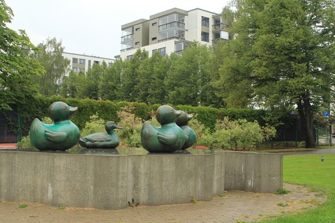 Artwork “Mala” – the green ducks