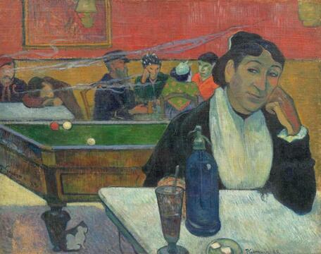 Поль Гоген. Кафе в Арле. 1888