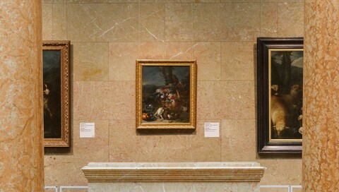 Кандидо Витали. Натюрморт с цветами и фруктами