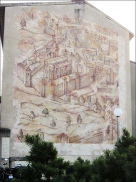 Mur peint et vestiges du cloître de Saint-Just - 圣耶内院画墙遗址