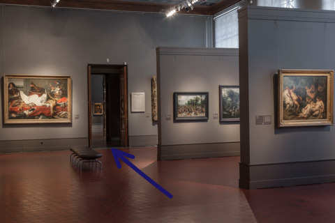 Exit the room, and cross Room No. 10, enter Room No. 11