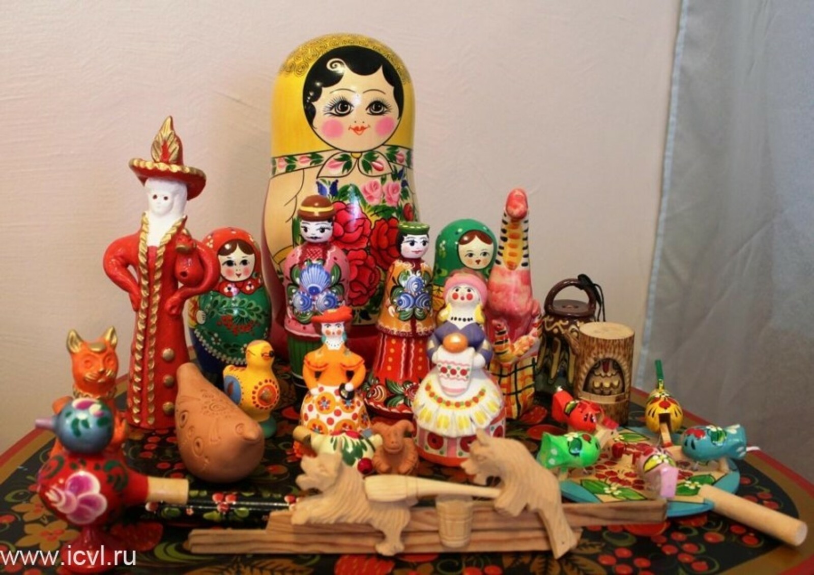 Русские народные игрушки.