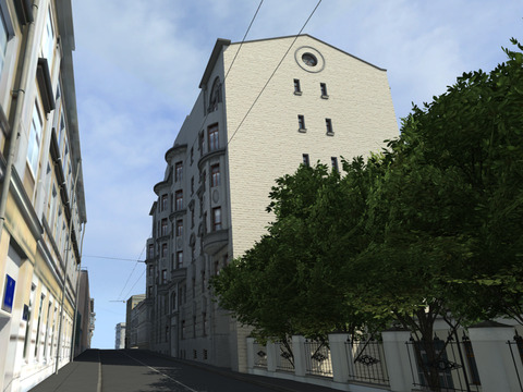 Доходный дом братьев Стуловых. Малый Знаменский переулок, 8, стр. 1