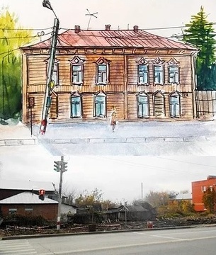 Улица 12 Сентября, 107А. Снесенный дом на улице