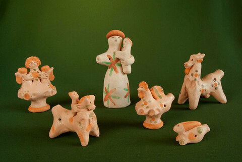 Плешковская игрушка-свистулька.