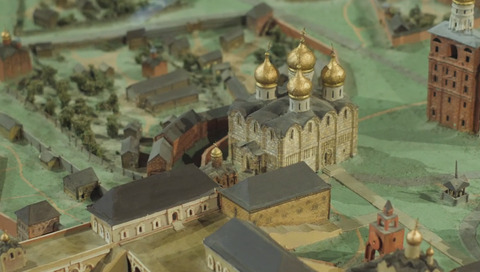 Макет московского Кремля начала 17-го века