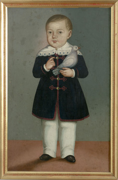 Арсеније Петровић, Дечак с голубом