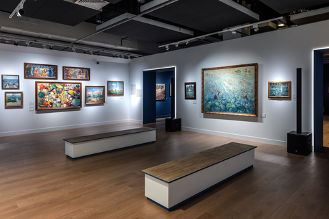 «Четыре искусства». Модернистский синтез. Голубой зал