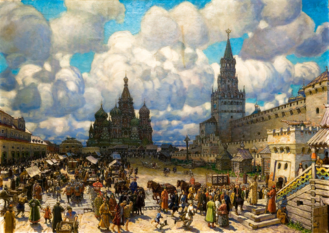 Красная площадь второй половины 17 века