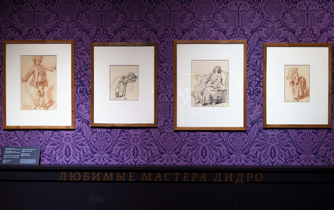 Жан-Батист Грёз. Этюды к картине «Горячо любимая мать»