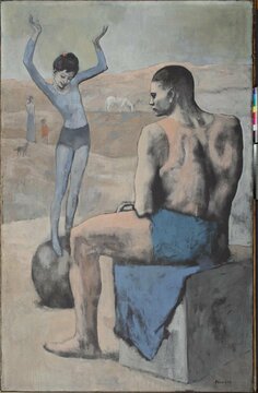 Пабло Пикассо. Девочка на шаре