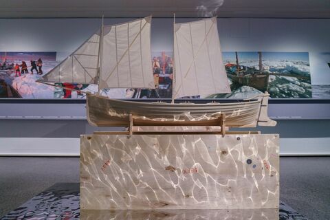 Зал 7. Макет карбаса «Ма́тера»