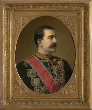 Стеван Тодоровић, Портрети Краљице Наталије и краља Милана Обреновића 