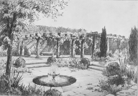 Pool Garden and Pergola