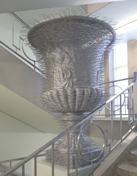 Likeness Guaranteed, 1996, by David Mach