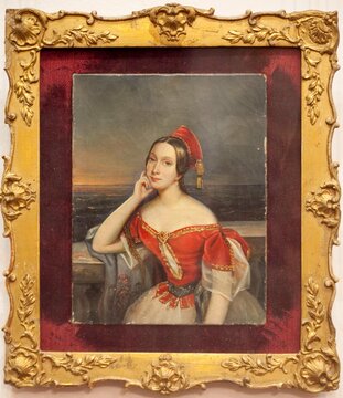 №11. Портрет М. Тальони. Слепок с ноги М. Тальони