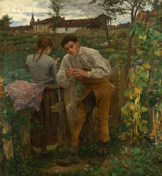 Жюль Бастьен-Лепаж. «Деревенская любовь»