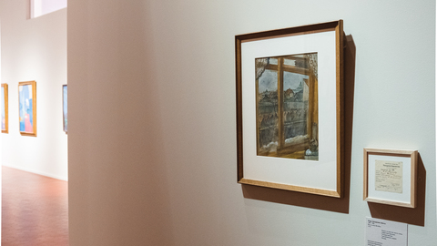 Марк Шагал. Вид из окна. Витебск