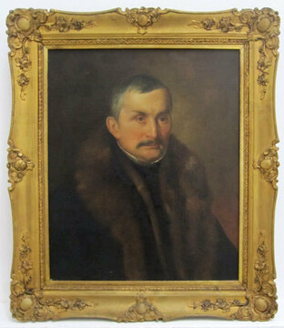 Ђура Јакшић, Портрет човека у крзну