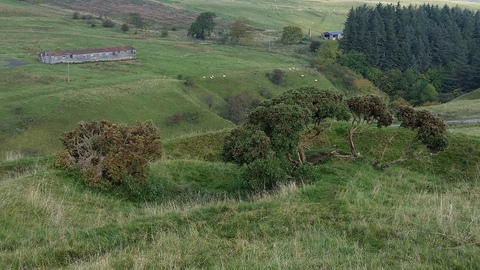 Stobs, Fortifications