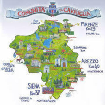 CAVRIGLIA: Churches, villages and castles